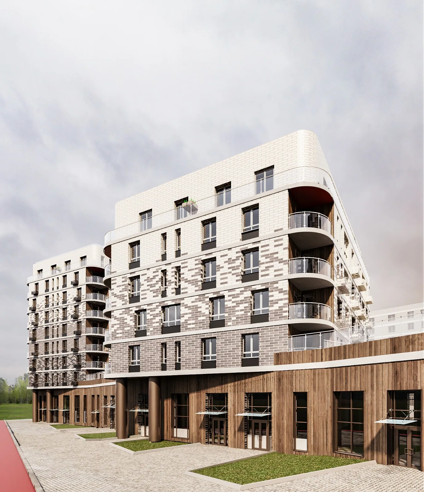 3 очередь строительства жилого комплекса «Экорайон», урбан-блоки 3 и 4 — вид 2