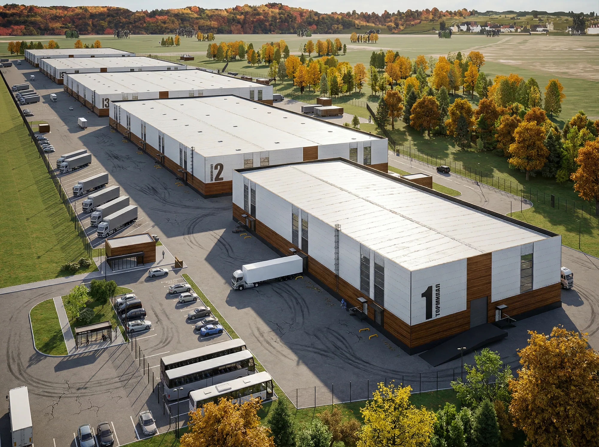 Промышленный парк «Верхний Услон», 1 очередь строительства