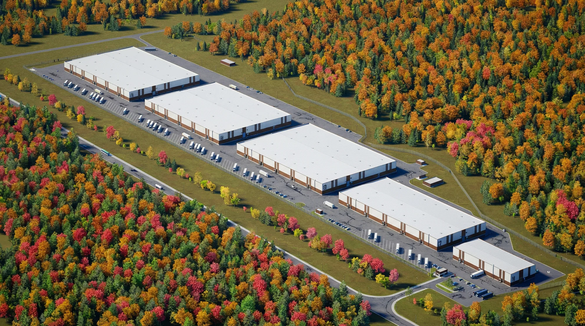 Промышленный парк «Верхний Услон», 1 очередь строительства — вид 2